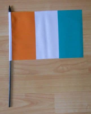 Ivory Coast Country Hand Flag - Medium.