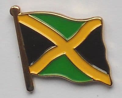 Jamaica Country Flag Enamel Pin Badge