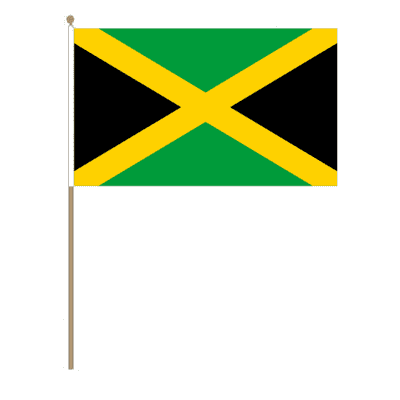 Jamaica Country Hand Flag - Large.