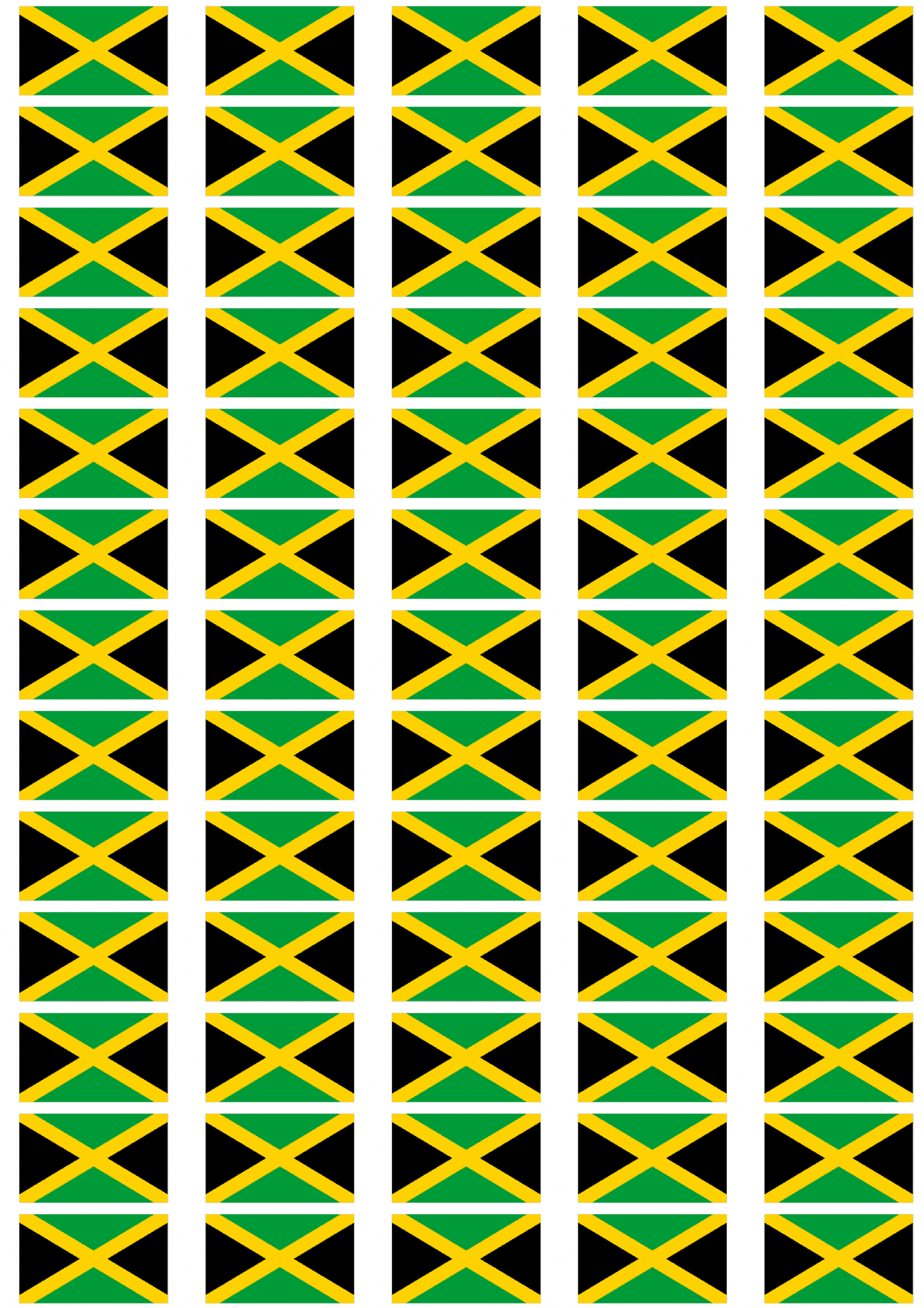 4x Selbstklebende Auto-Streifen-Aufkleber – Jamaika Rasta Design, 150 X 20 Mm, Wetterfest
