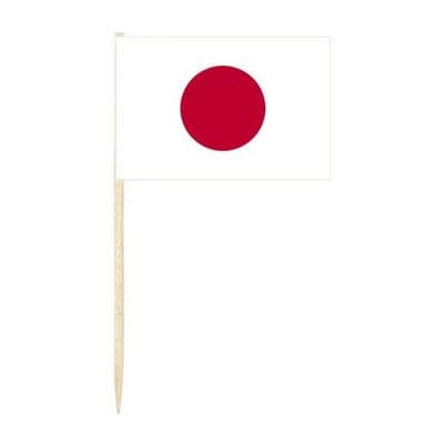 Japan Country Flag Cocktail Sticks (pack of 10)