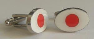 Japan Country Flag Cufflinks