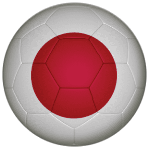 Japan Football Flag 58mm Fridge Magnet