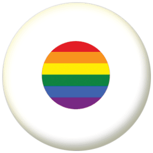 Japan Gay Pride Flag 58mm Mirror
