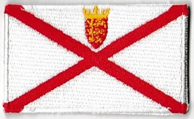 Jersey Embroidered Flag Patch, style 04