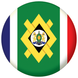 Johannesburg Flag 25mm Keyring