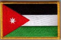 Jordan Embroidered Flag Patch, style 08.