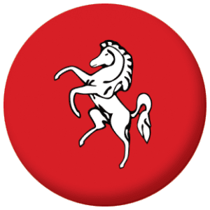 Kent County Flag 25mm Pin Button Badge