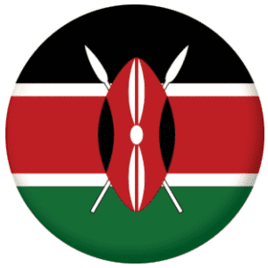 Kenya Country Flag 25mm Pin Button Badge