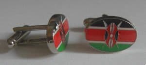 Kenya Country Flag Cufflinks