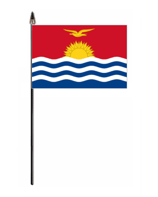 Kiribati Country Hand Flag - Small.