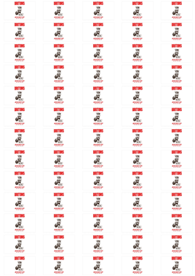 Kitchener WW1 Stickers - 65 per sheet