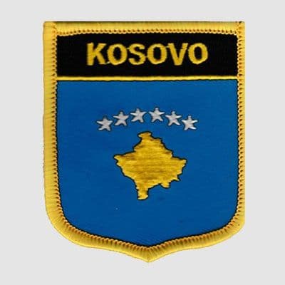 Kosovo Embroidered Flag Patch, style 07