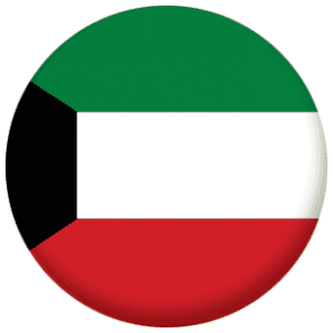 Kuwait Country Flag 25mm Fridge Magnet