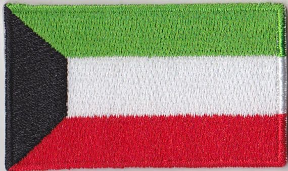 Kuwait Embroidered Flag Patch style 04