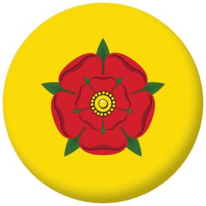 Lancashire County Flag 25mm Pin Button Badge