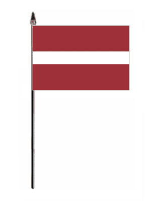 Latvia Country Hand Flag - Small.