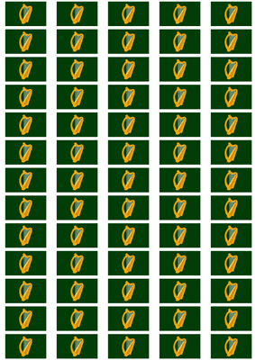 Leinster Flag Stickers - 65 per sheet