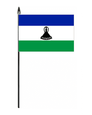 Lesotho Country Hand Flag - Small.
