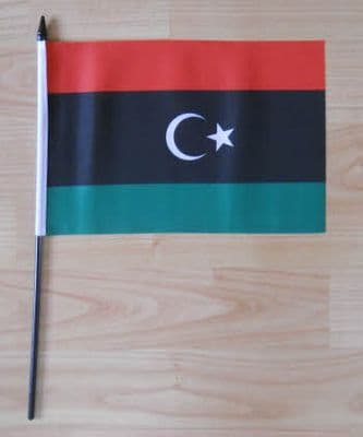 Libya Country Hand Flag - Medium.
