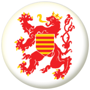 Limburg Flag 58mm Button Badge