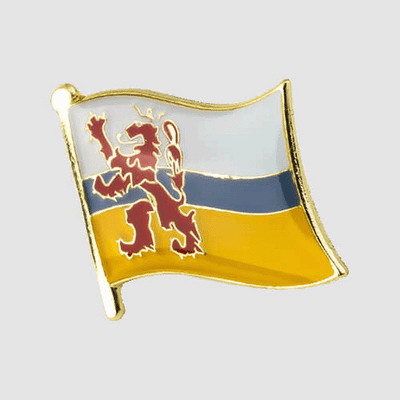 Limburg Netherlands Province Flag Enamel Pin Badge – small