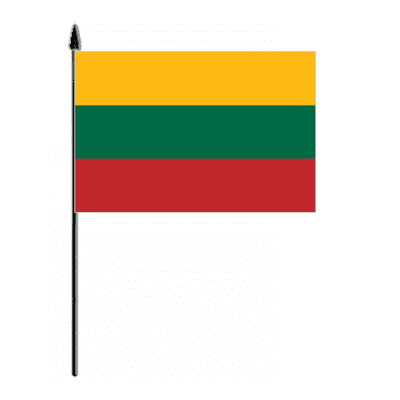 Lithuania Country Hand Flag - Medium.