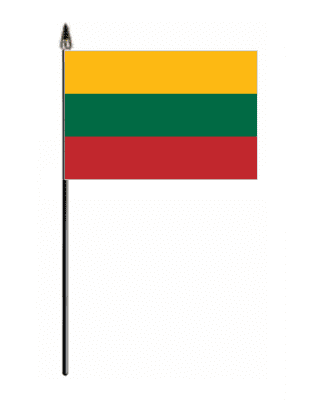 Lithuania Country Hand Flag - Small.