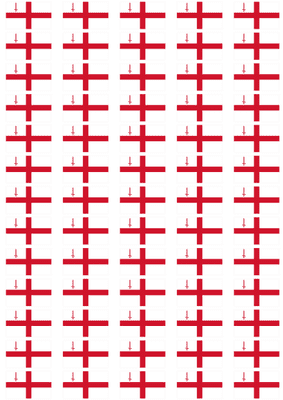 London Flag Stickers - 65 per sheet