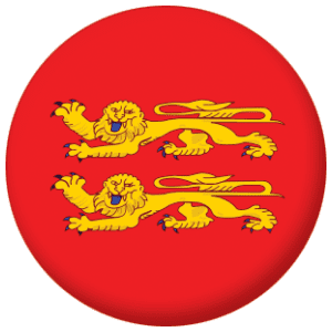 Lower Normandy Province Flag 58mm Button Badge