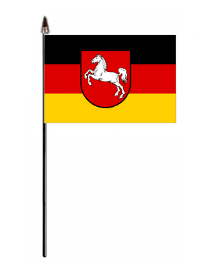 Lower Saxony Hand Flag - Small.