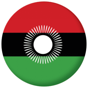 Malawi 2010-2010 Country Flag 25mm Pin Button Badge.