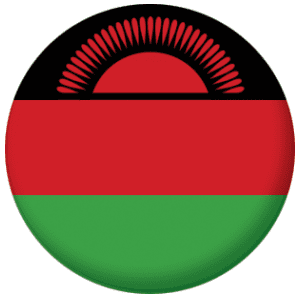 Malawi Country Flag 25mm Pin Button Badge.