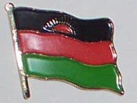 Malawi Country Flag Enamel Pin Badge