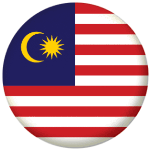 Malaysia Country Flag 58mm Mirror