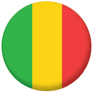 Mali Country Flag 25mm Pin Button Badge