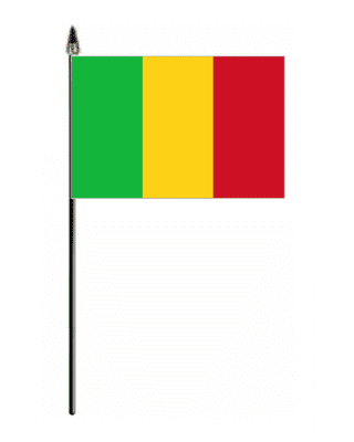 Mali Country Hand Flag - Small.