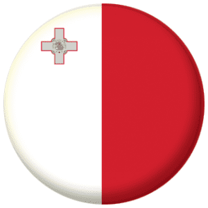 Malta Country Flag 25mm Pin Button Badge