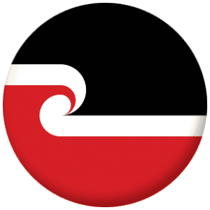 Maori Flag 58mm Mirror Keyring
