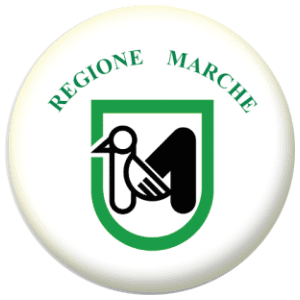Marche Flag 58mm Button Badge
