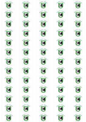 Marche Flag Stickers - 65 per sheet