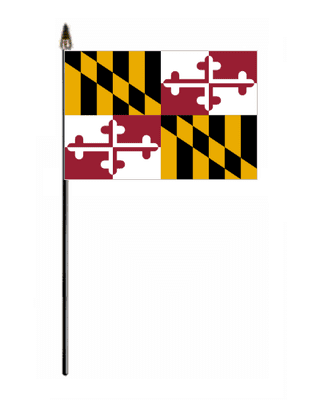 Maryland Hand Flag - Small.