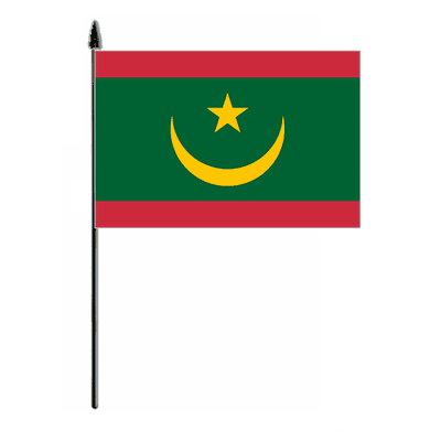 Mauritania Country Hand Flag - Medium