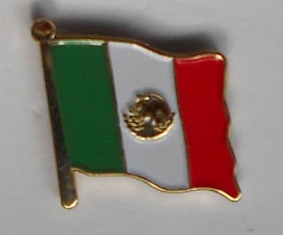 Mexico Country Flag Enamel Pin Badge