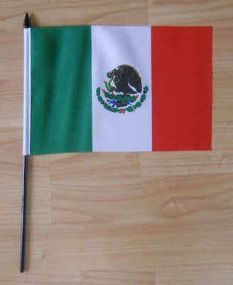 Mexico Country Hand Flag - Medium.
