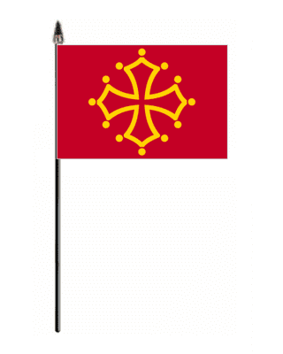 Midi-Pyrénées Hand Flag - Small.