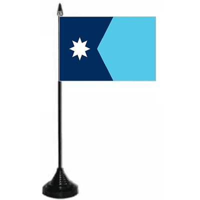 Minnesota Desk / Table Flag with plastic stand and base