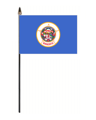 Minnesota Hand Flag - Small.