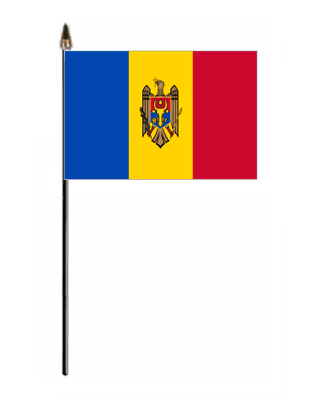 Moldova Country Hand Flag - Small.