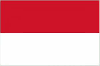 Monaco Large Country Flag - 3' x 2'.